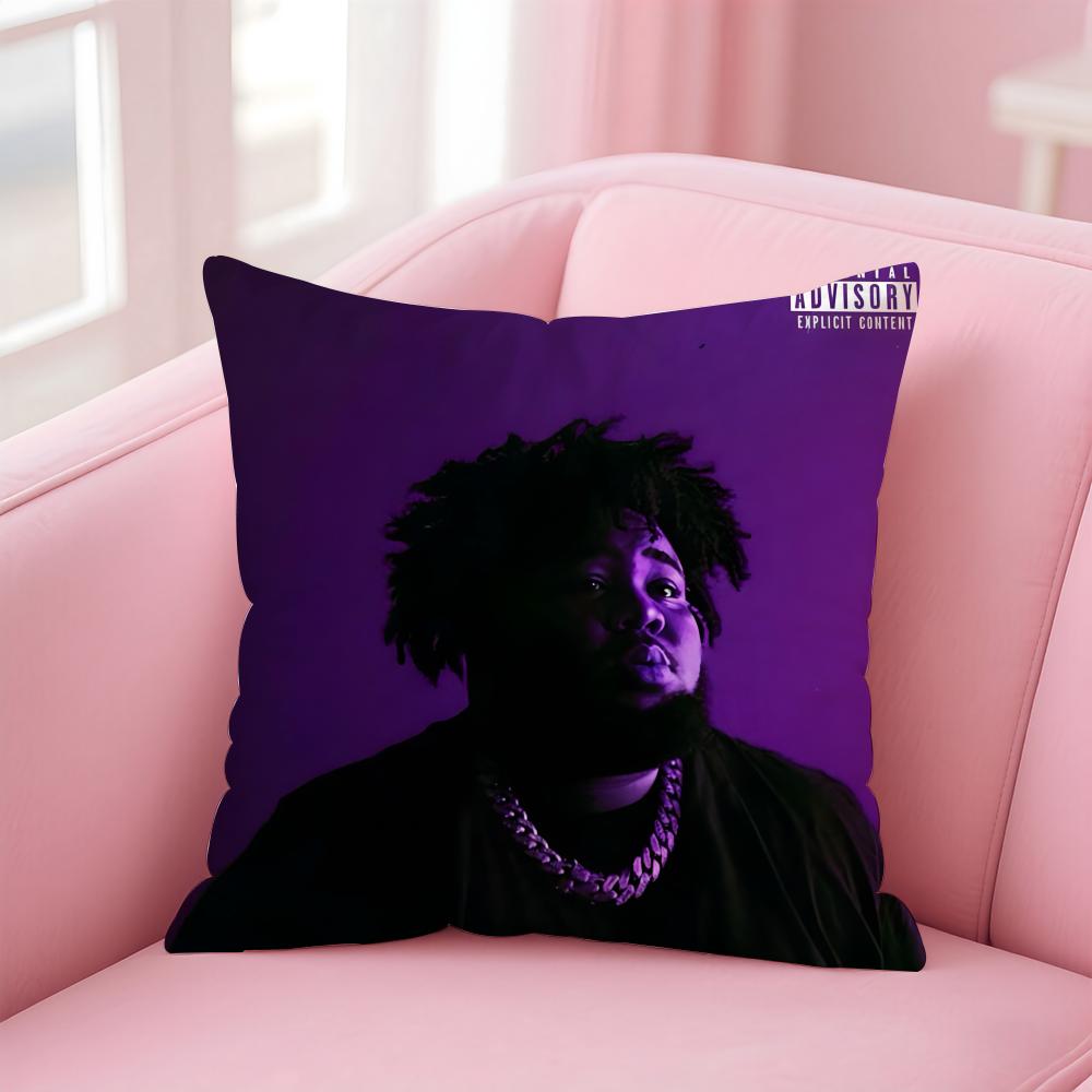 rRod Wave Pillow HipHop Music Cushion Cover Pillow Case Soft Friendly Fabric  Concealed Zipper