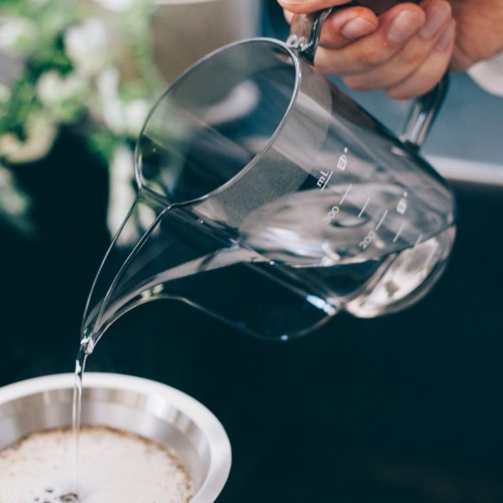 Hario V60 Drip Kettle Air Practical Capacity 350ml Transparent Black Made In Japan VKA-35-TB