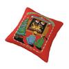 Christmas Humor Pillow Cover Soft Pillow Case Cushion Cover Vintage Printed Pillowcases For Sofa Car Home Decor