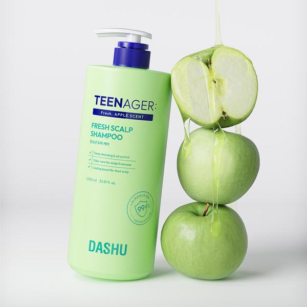 DASHU Shampooing Quotidien pour Adolescents Cuir Chevelu Frais 1000ml
