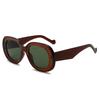 Vintage Oval Sunglasses for Women & Men Trendy Orange Shades Fashionable Look Summer Street Style