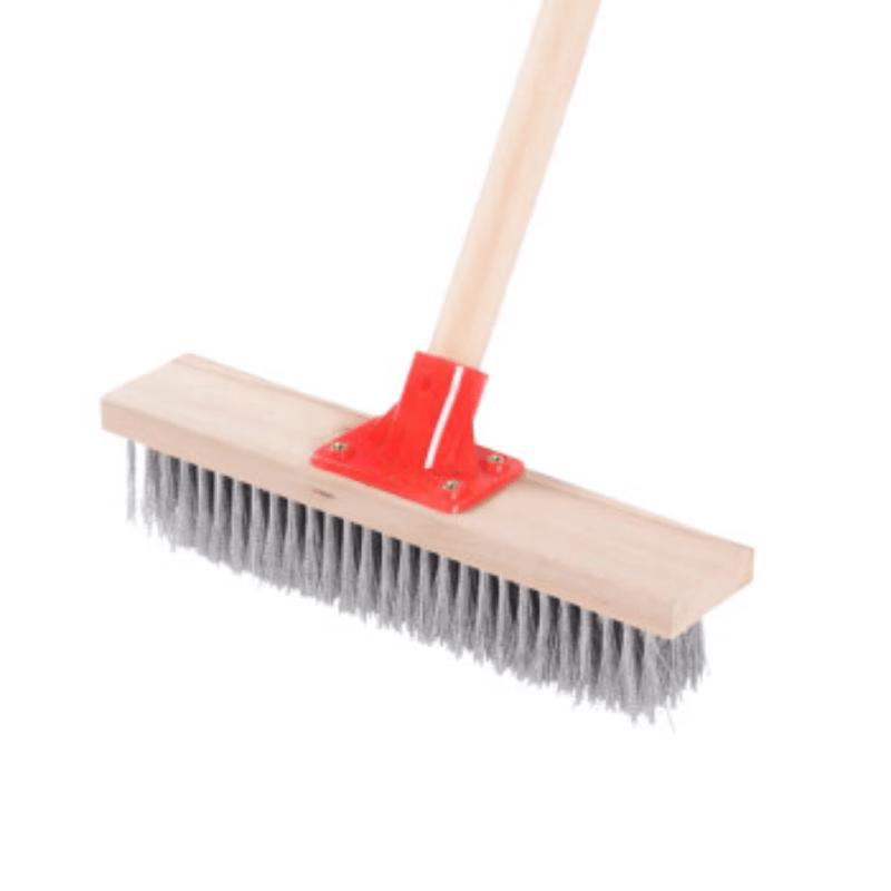 Kapuoluo Nylon Hard Bristle Long Handle Floor Cleaning Brush