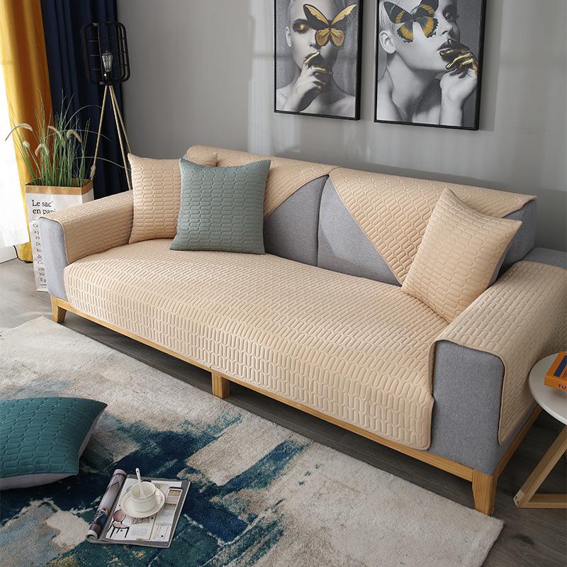LaTeX Sofa Cushion Simple Summer Ice Silk Summer Mat Cushion Non-Slip Leather Sofa Cover Cover Cloth