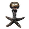 Working Unique Antique Nautical Starfish Desk Compass for Office and Home Decor, Retirement Gifts for Dad, Christmas Decor
