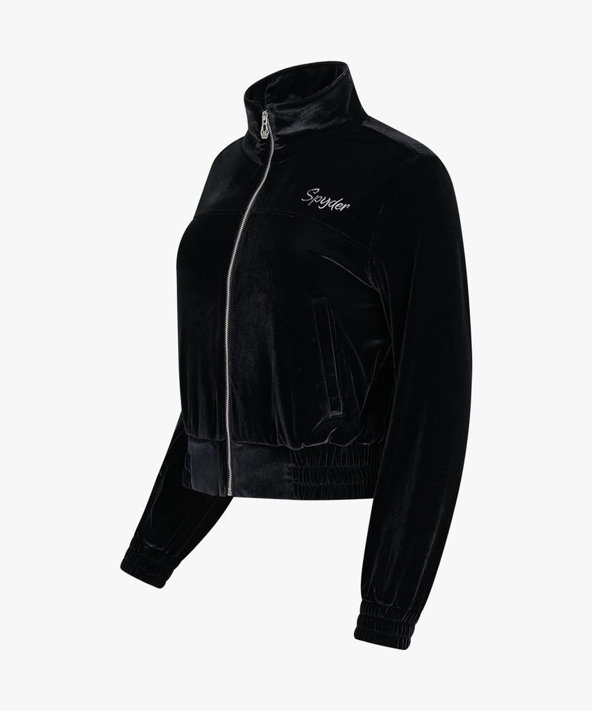 SPYDER Women'S Velour Track Top Spkwcnft353Wblk