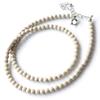 [GOLD STONE] Hokutolite Necklace 4mm, 40cm Length, Taiwanese Origin, Negative Ion Tested, Genuine Radium