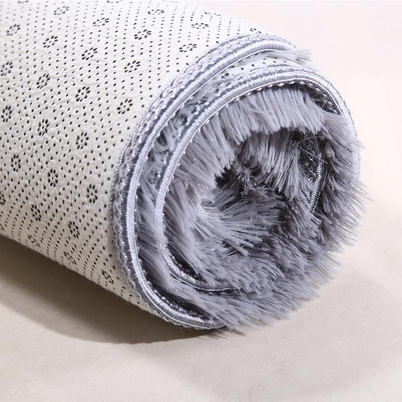 Fluffy Oval Plush Carpet Extra Soft Rug For Living Room Sofa Area Bedroom Non-Slip Shaggy Floor Mat Home Decor Kids Bedside Rug