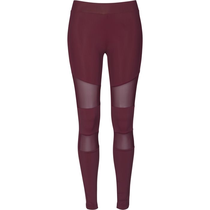 Legging femme grandes tailles - Urban Classic - Mesh - Élastique - Couleur rouge - Coupe loose