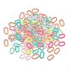 300Pcs Acrylic Assorted Color Linking Rings Connectors for Glasses Bags Earring Necklace Jewelry