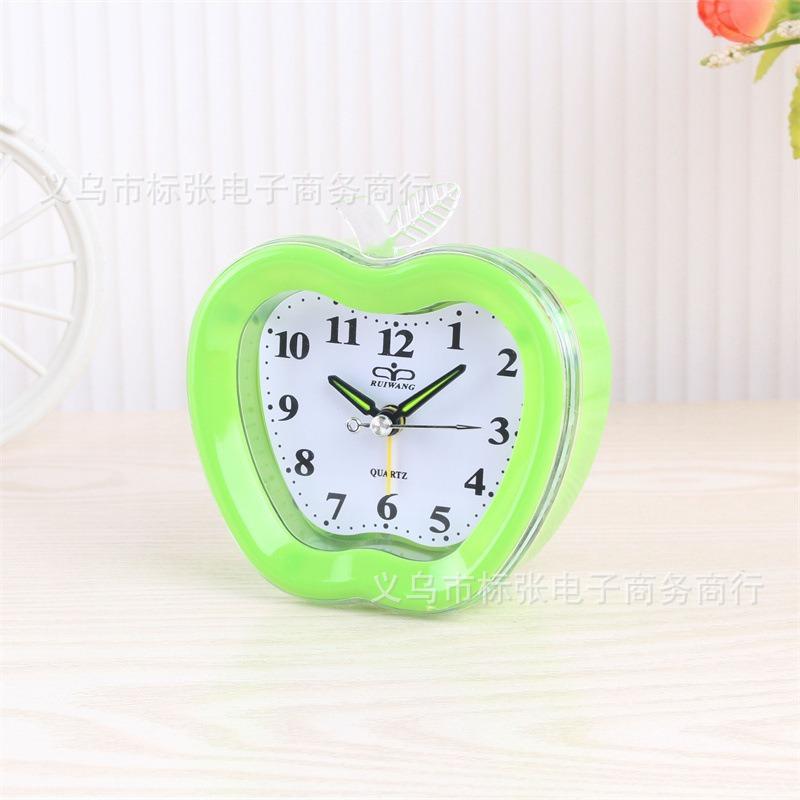 Night light alarm clock Student dormitory wake-up clock Super loud children's bedroom bedside clock