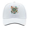 Woodland Floral Folk Heart Bloom Sandwich Baseball Cap Sun Cap Outdoor Workouts Hat