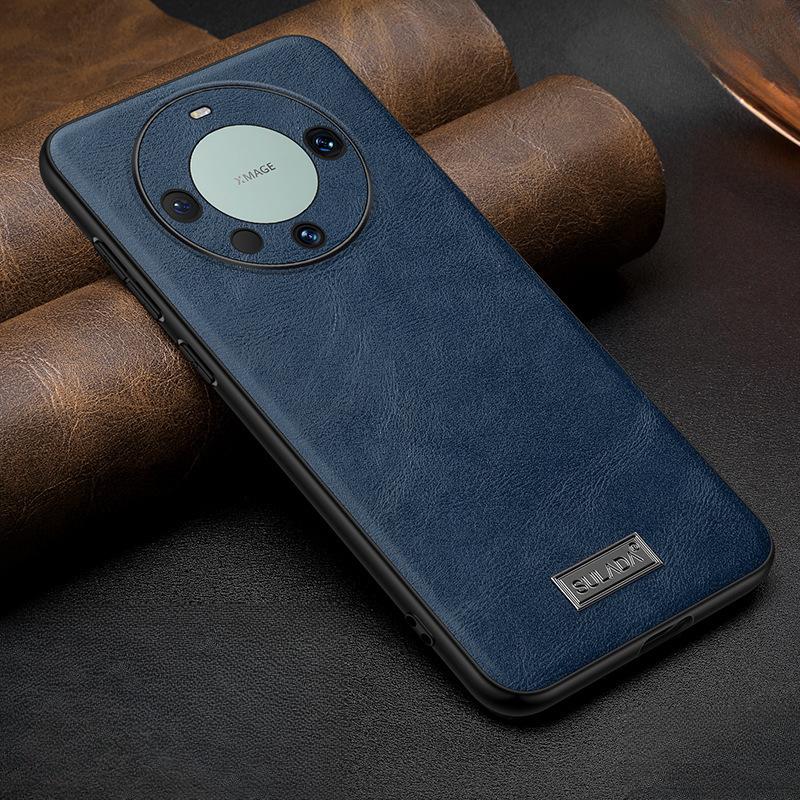 

Подходит для чехла для мобильного телефона Huawei Mate60pro, легкий роскошный Huawei, полностью закрывающий, противоударный 50, бизнес M40, мужской 30, женский кожаный чехол Huawei P40