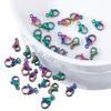 20pcs 100pcs 9-15mm Multi Color Lobster Clasps Stainless Steel Claw Chain Connectors for Bracelets Necklaces DIY Jewelry Making