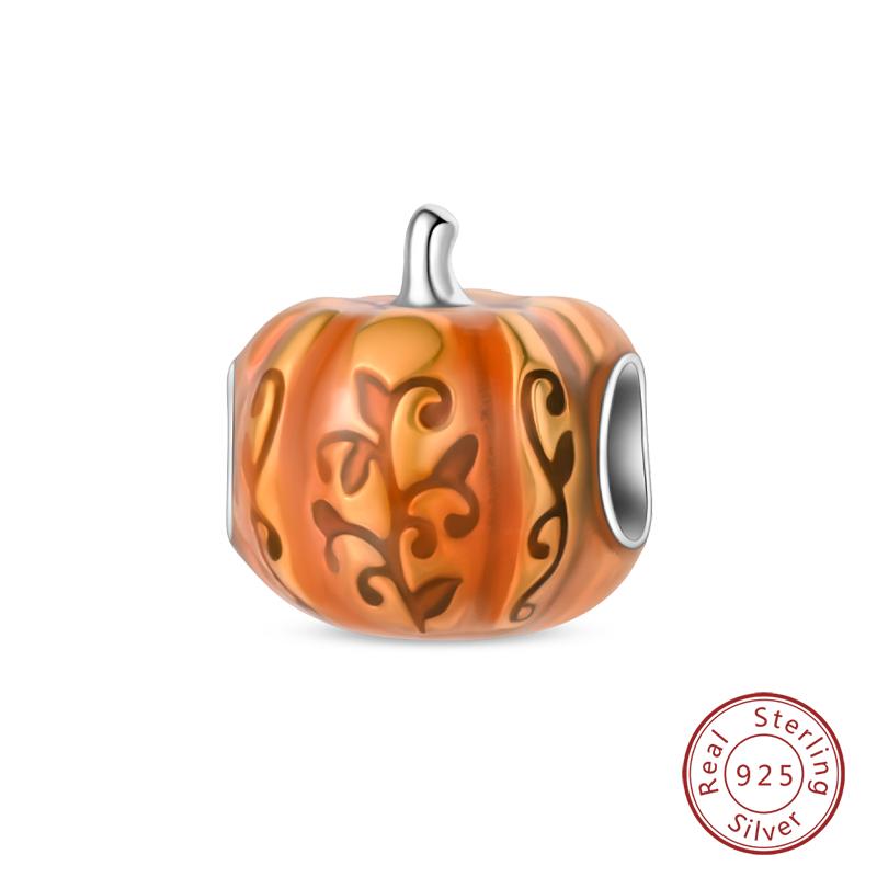 100% Copper Autumn Harvest Series Brown Music Squirrel Scarecrow Pumpkin Maple Leaves Charms Beads Diy Jewelry Gift