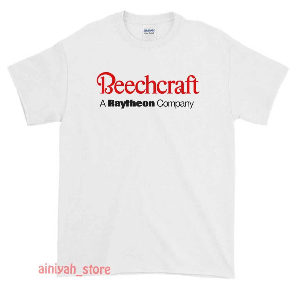 New Beechcraft Aircraft Logo Men s Funny T shirt USA Size S-XXL 4XL