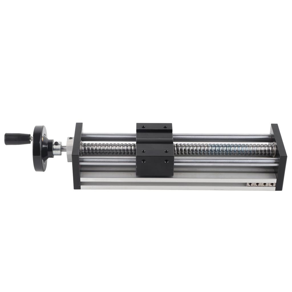 Lineare Schiebebühne 2?Manueller Schiebetisch mit Kugelachse, präzise Führungsplattform, 200 mm Hub