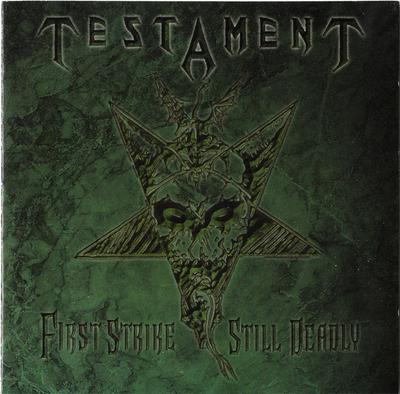 CD TESTAMENT (2) - First Strike Still Deadly SPITCD083 Spitfire Record 2001 Germany Rock Used