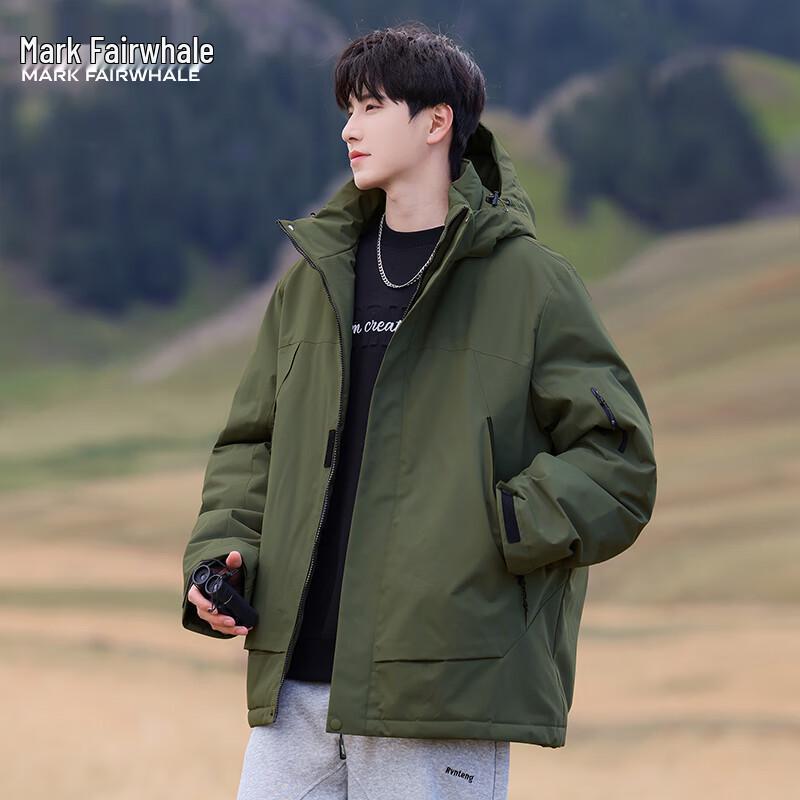 Mark Huafei Men's American Style Hooded Padded Jacket