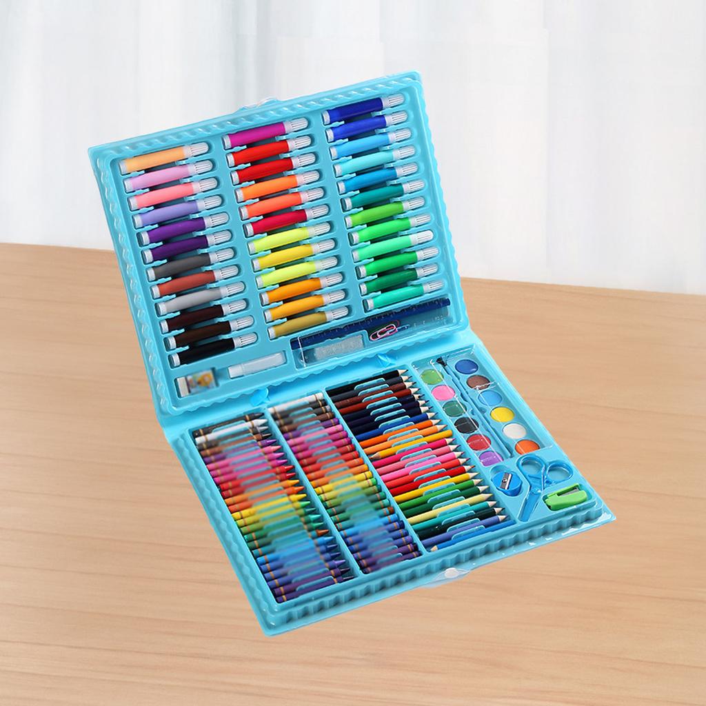 150pcs Kids Painting Set Oil Pastels Watercolor Pen Crayon Colored Pencils DIY Art Supplies for