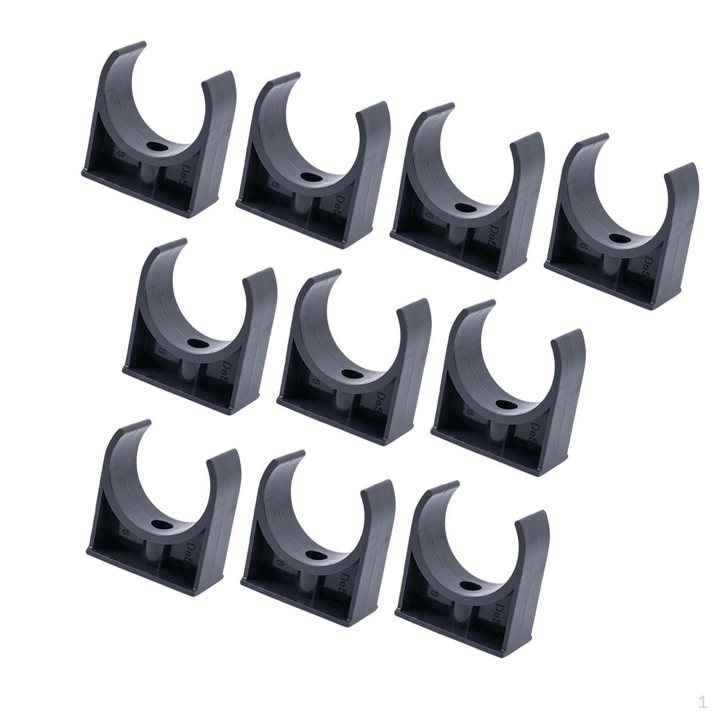 10er-Pack U-förmige Klemmen für PVC-Rohrstützzubehör