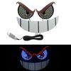 Car Back Window Expression Lights LED Strips Light Panel Car Windshield Display Devil's Eye Decorative Lamps USB Plug Lighting