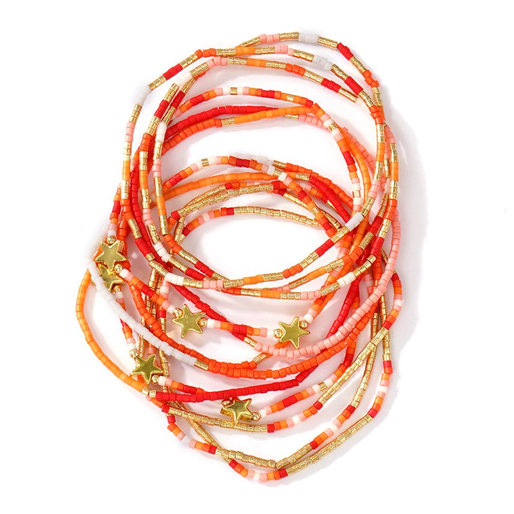 12pcs Cute christmas Rope Charm Girls Kids Bracelets Jewelry Friendship Gift