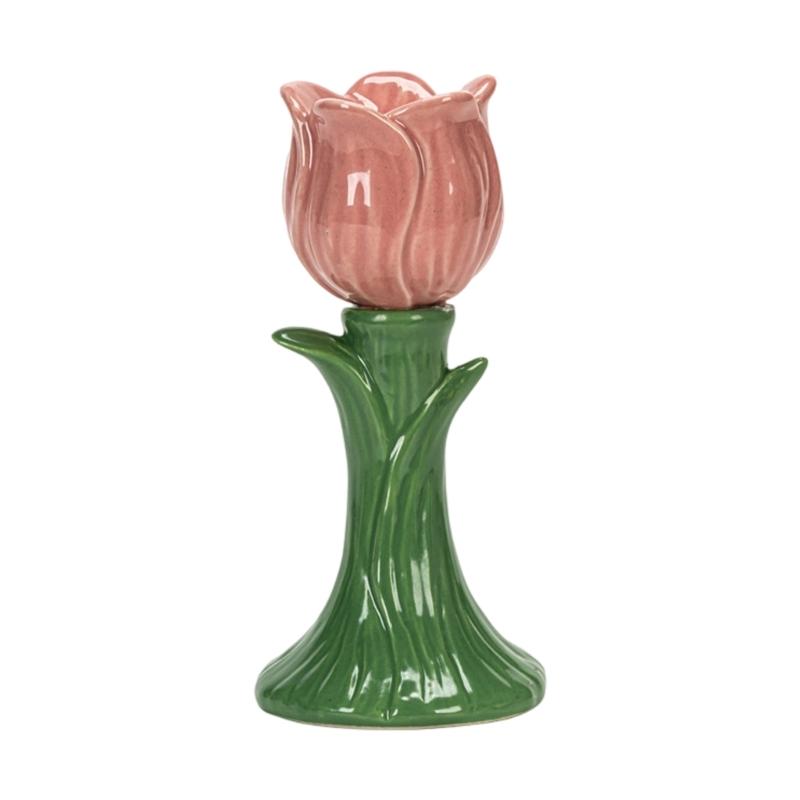 Ceramic Candlestick Stand Replacement for Candle Christmas Wedding Parties Dining Room Home Candle Stand Accessories