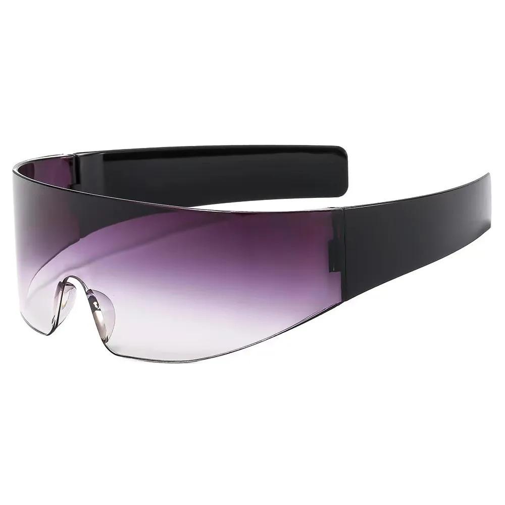 Nowe Bezramkowe Okulary Przeciwsłoneczne Jednoczęściowe Damskie Męskie Projektant Moda Okulary Słoneczne Outdoorowe Okulary do Kolarstwa UV400 Okulary Słoneczne