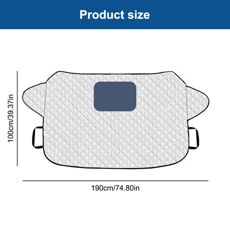SEAMETAL лобовое стекло автомобиля зимние чехлы для защиты от снега и льда защита — фото 10