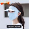 Women's Anti-UV Ice Silk Breathable Sunscreen Mask for Summer Cycling and Driving