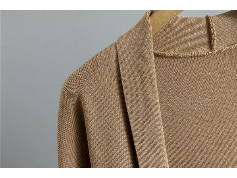 Europäische & Amerikanische Mode Gestricktes Dreiteiliges Set: Herbst/Winter Freizeitweste, Strickjacke und Hose mit weitem Bein