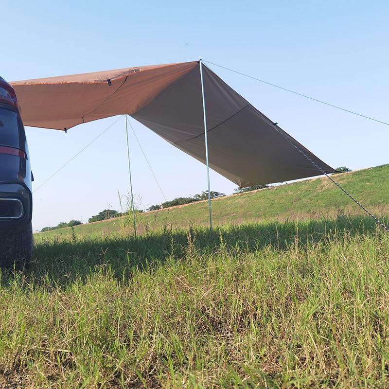 Car Sunshade Side Awning for Outdoor Camping - Rear Tent & Canopy for SUV and RV