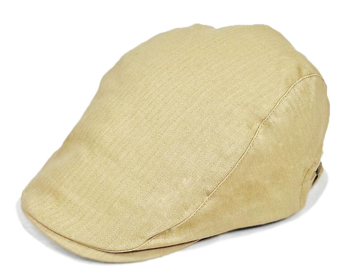 

Оригинальная охотничья кепка 61 см большого размера однотонная хлопковая глубокая шляпа защита от УФ-лучей регулируемый размер гольф на открытом воздухе рыбалка пеший туризм [SIDE TRIP] мужская женская (Л, бежевый