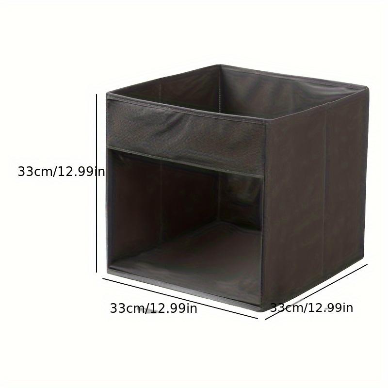 Buch Aufbewahrungsbox Großraum Spielzeug Faltbare Organizerbox Zuhause Vliesstoff Grau Kleidung Snacks Aufbewahrungsboxen Schrankorganizer