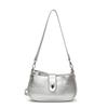 Spring and Summer New Simple and Versatile Niche Oil Wax Leather Underarm Bag Women's Fashion Personality High Quality Shoulder Messenger Bag