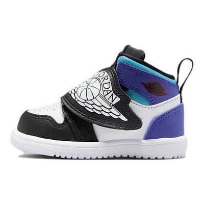 Air Sky Jordan 1 TD Aqua Baby Sneakers White Black Bright-Concord BQ7196-154