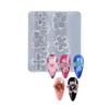 Flower Silicone Nail Art Mold Unique Embossed Nail Accessories Mold Jewelry Supplies Practical Nail Embossing Tool