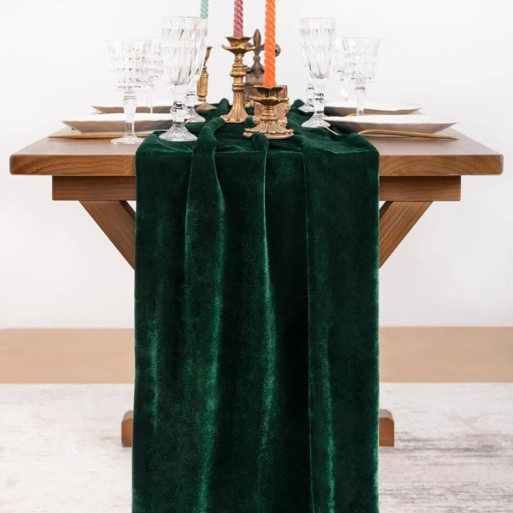 Non-slip Wedding Table Cloth Extended Table Linen Table Decoration Conference Table Cover  New Year