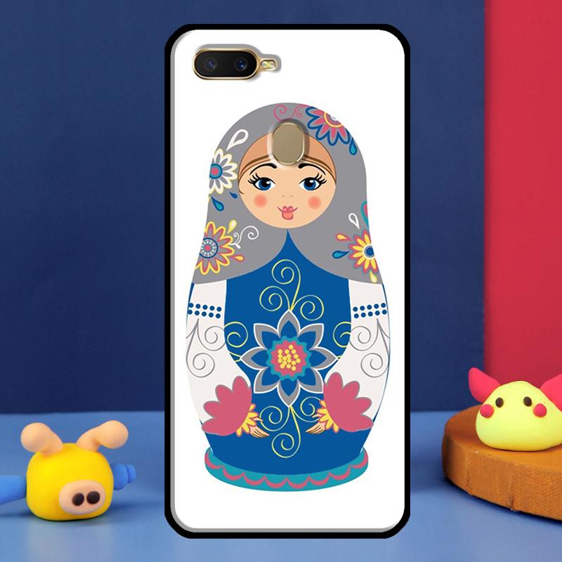Russian Nesting Doll Case For Oppo A91 A5 A9 A16 A76 A96 A58 A78 A98 A52 A72 A74 A94 A54 S A57 A77 A15 A17 Cover