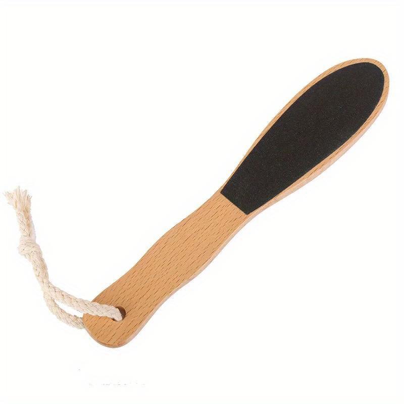 Professionele Bestanden Dubbelzijdige Voetvijl Eeltverwijderaar voor Voeten Houten Pedicure Rasp Om Harde Grove Taie Huid Glad te Maken Tool beige