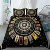 2024 Gothic Bats Black Duvet Cover Set King Queen Double Full Twin Single Size Duvet Cover Pillow Case Bed Linen Set