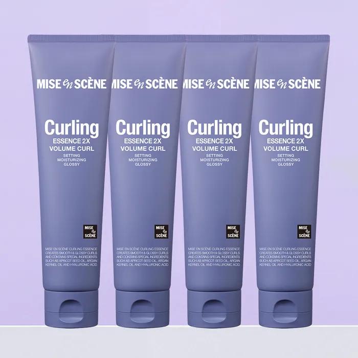 Curling Essence 2X Natural Curl/Volume Curl 150ml 4-pack (Option)