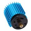 52000 Rpm High Speed Metal 370 Motor Radiator RC Car Upgrade Parts Accessories for WPL D12(Blue )