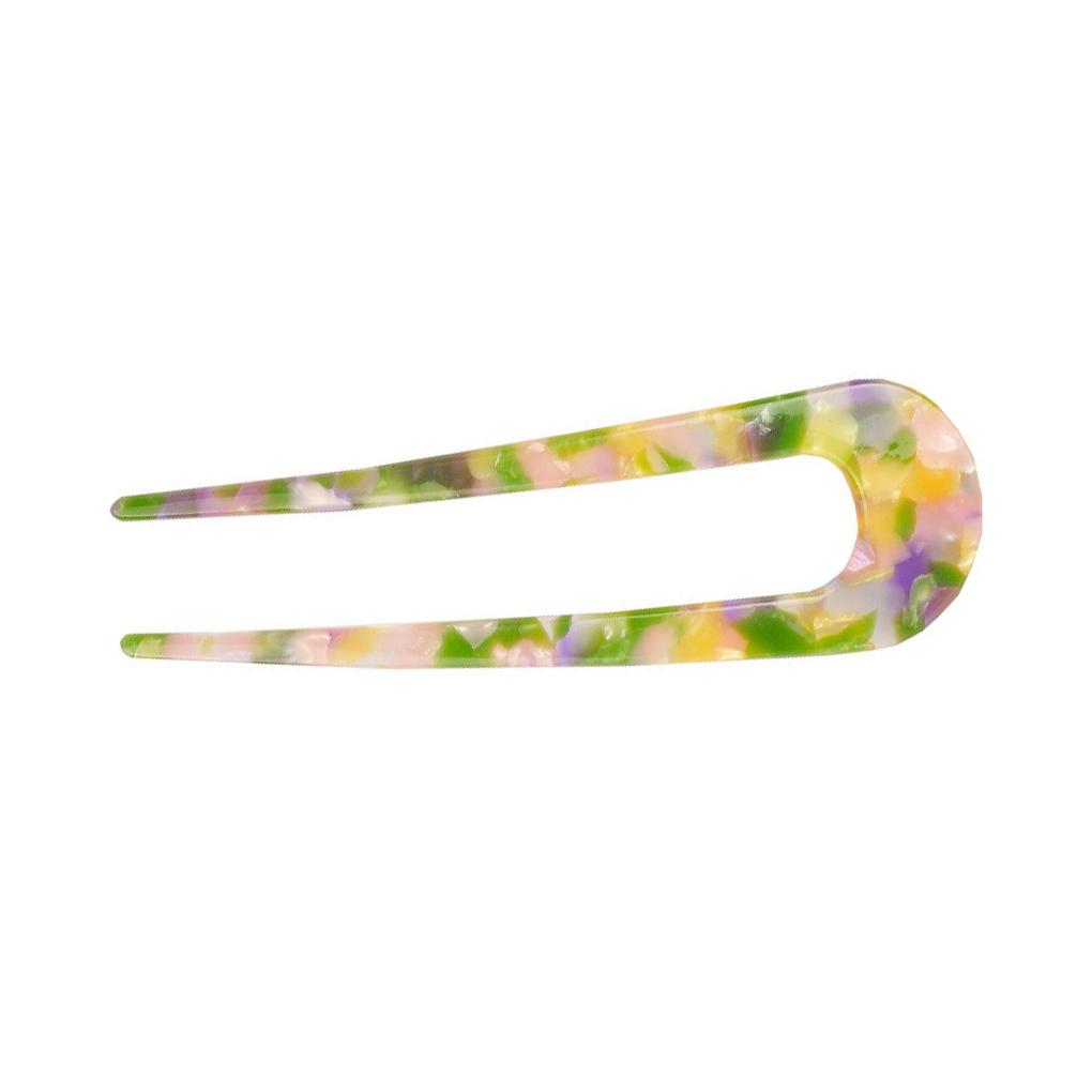 Female Acetate U-Shape Hair Sticks Clip Hairpins Retro Gift Headwear for Girls Wedding Headband Daily-Wear Accessories