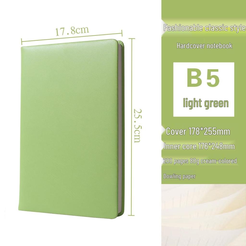 Korean Style Leather Cover Creative Diary Notebooks - Set of 5