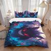 Shadow Beast Forest Printed 3pcs Bedding Set Soft Microfiber 1 Duvet Cover And 2 Pillowcases Home Bedroom Decor Xmas Gift K1501