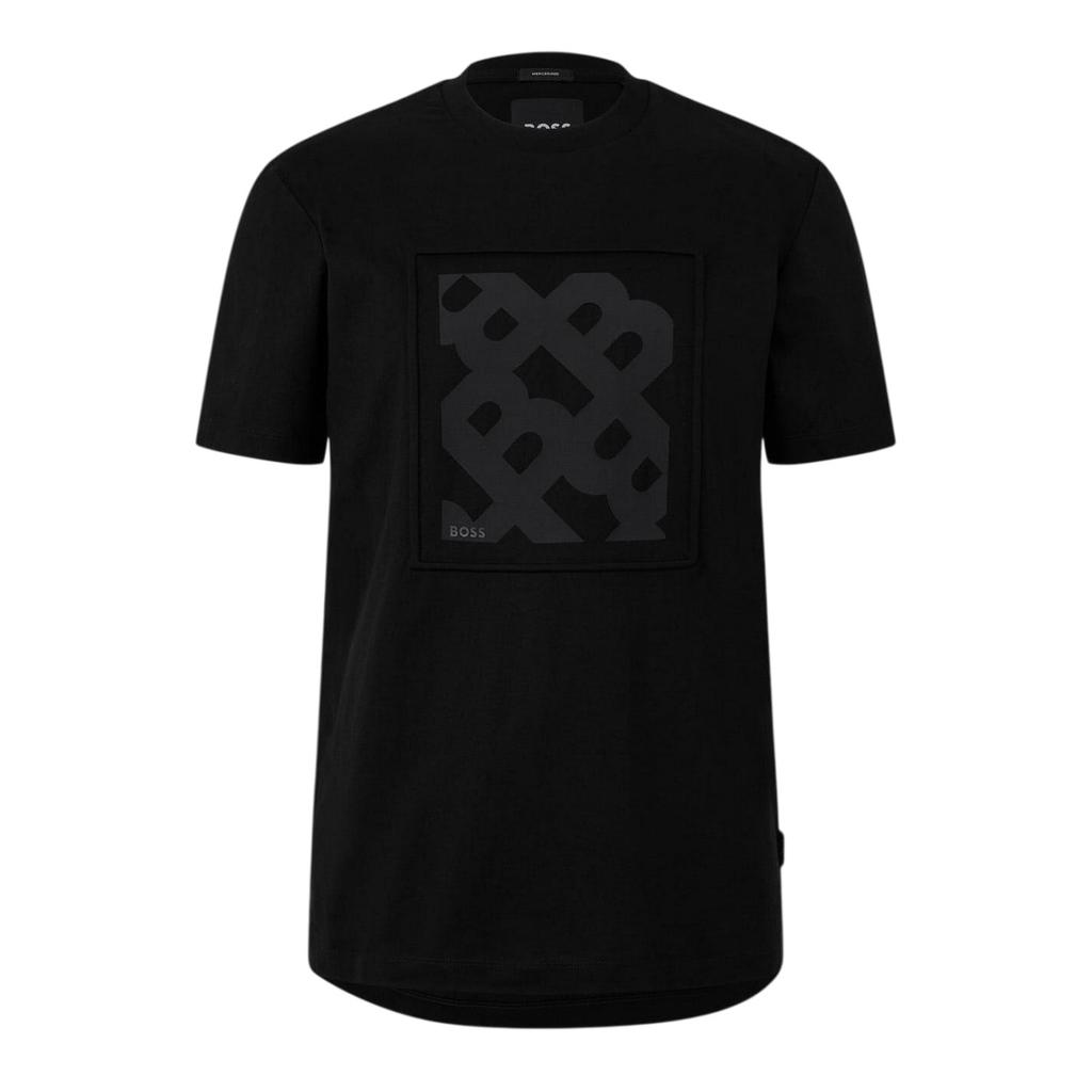 Boss Mens Big Logo Crew Neck Regular T-Shirt
