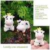 Landscape Home Decoration Little Statue Scene Animal Model Cartoon Cow Figurines Miniature Cattle