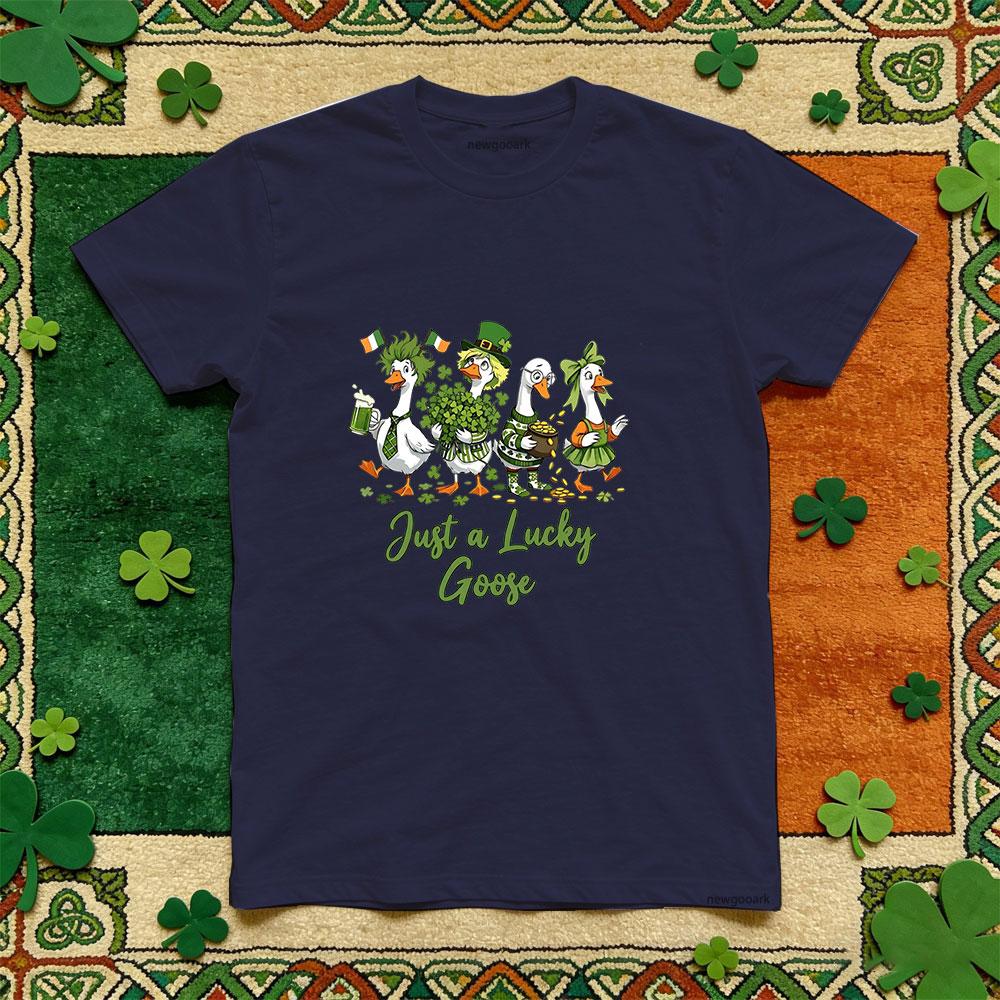 Saint Patrick Retro printed T shirt Unisex green lucky Irish cotton Casual funny festival Unisex Adult Party tee