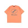 We11Done Reflective Letter Logo Printed Cotton Short Sleeve T-Shirt Unisex Tops Orange WD-TP5-19-930-OR